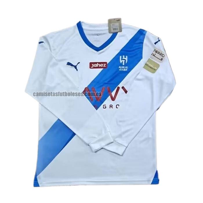 Camiseta Al Hilal Segunda Manga Larga 2023 2024